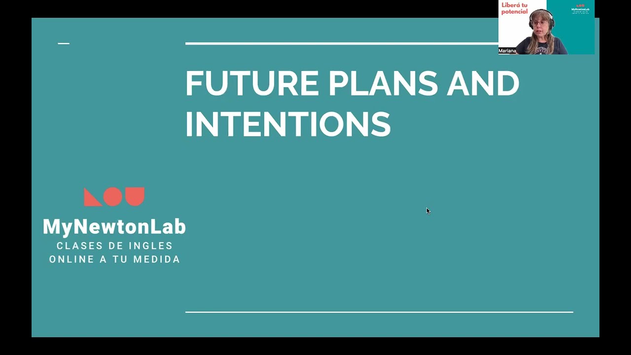 FUTURE PLANS, INTENTIONS AND ARRANGEMENTS