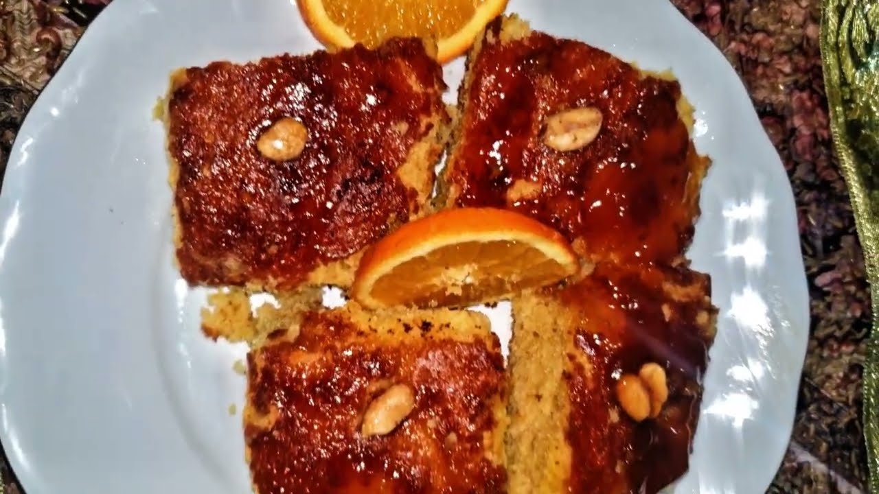 كيكة بذوق البرتقال خفيفة و رائعة 