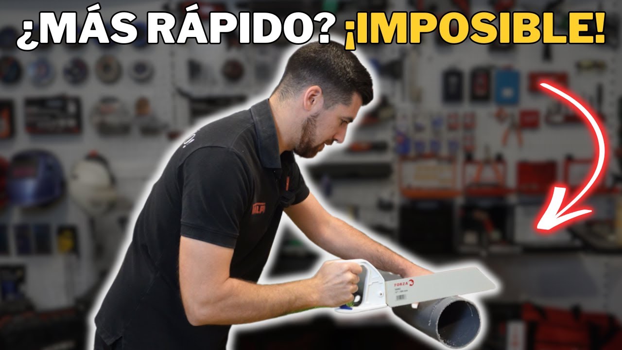 SERRUCHO FORZA para tuberías de PVC | El corte más rápido y limpio✅