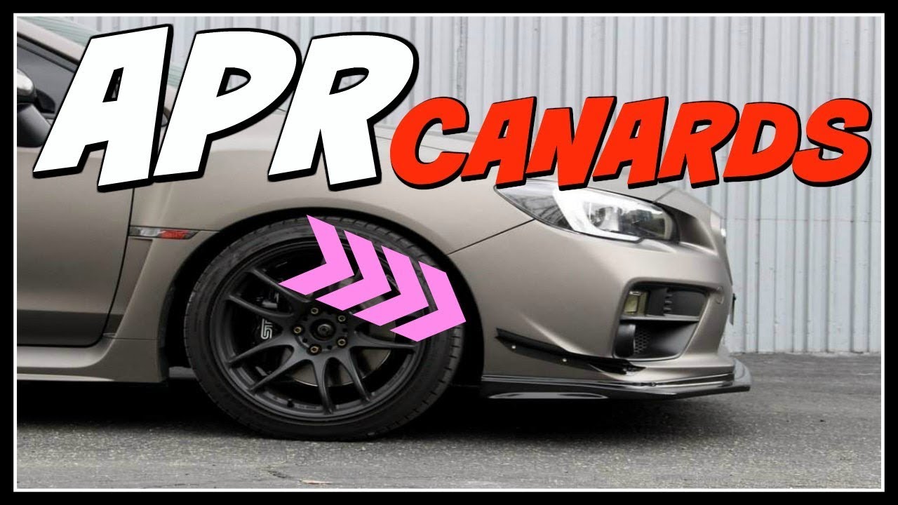 APR CARBON FIBER CANARDS 2015-2017 SUBARU WRX UNBOXING & INSTALL