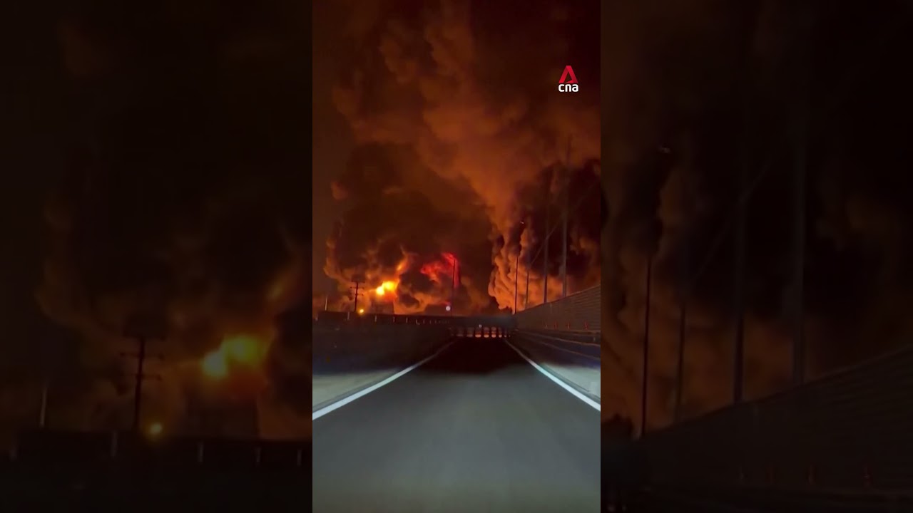Huge fires in Tehran after Israeli attacks on oil infrastructure