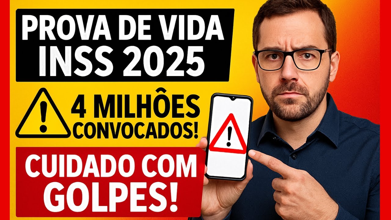 PROVA DE VIDA INSS 2025 ⚠️ 4 Milhões Convocados! Quem Precisa Fazer, Prazo, Bloqueio e Golpes!