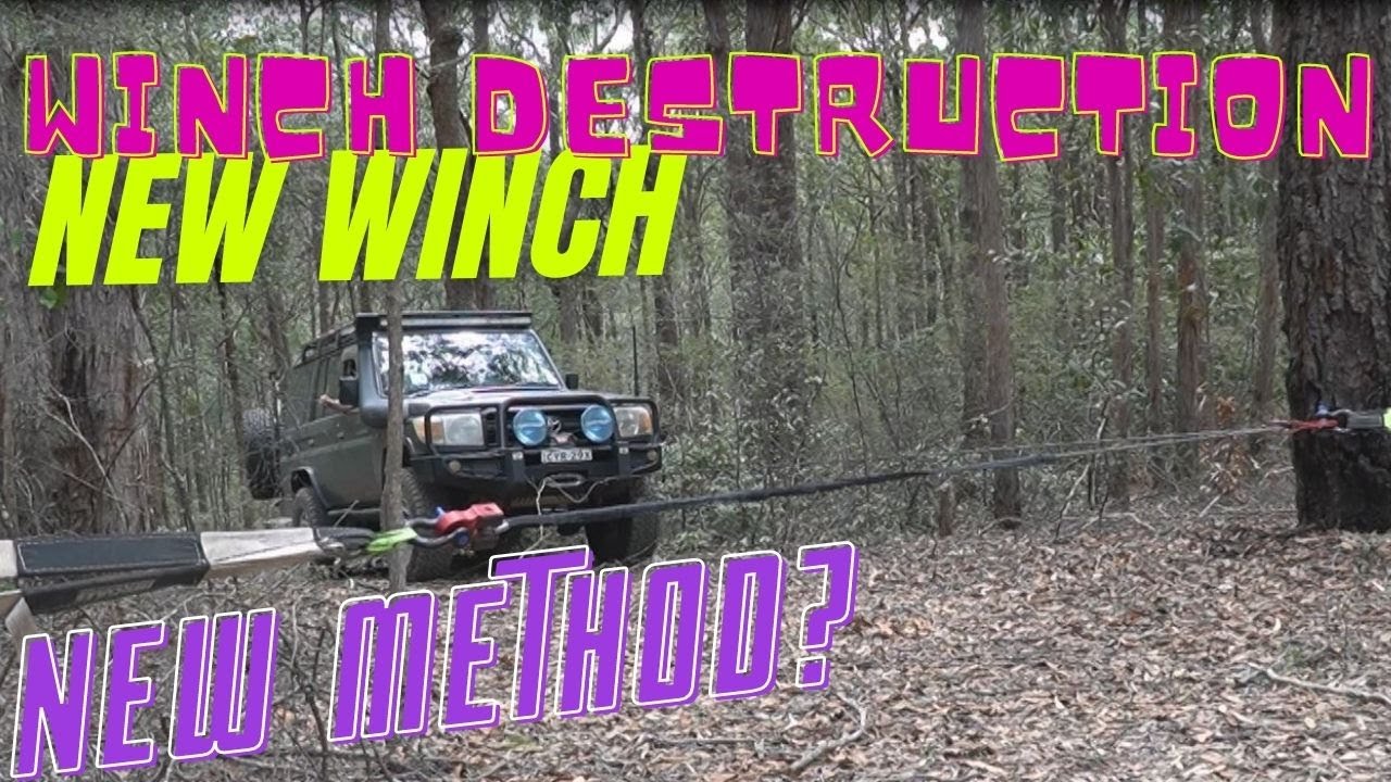 NEW winch recovery techniques. Breaking straps and testing to destruction