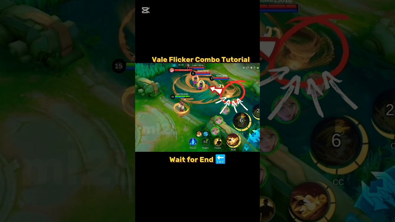 Vale Flicker Combo Tutorial Mobile legends 