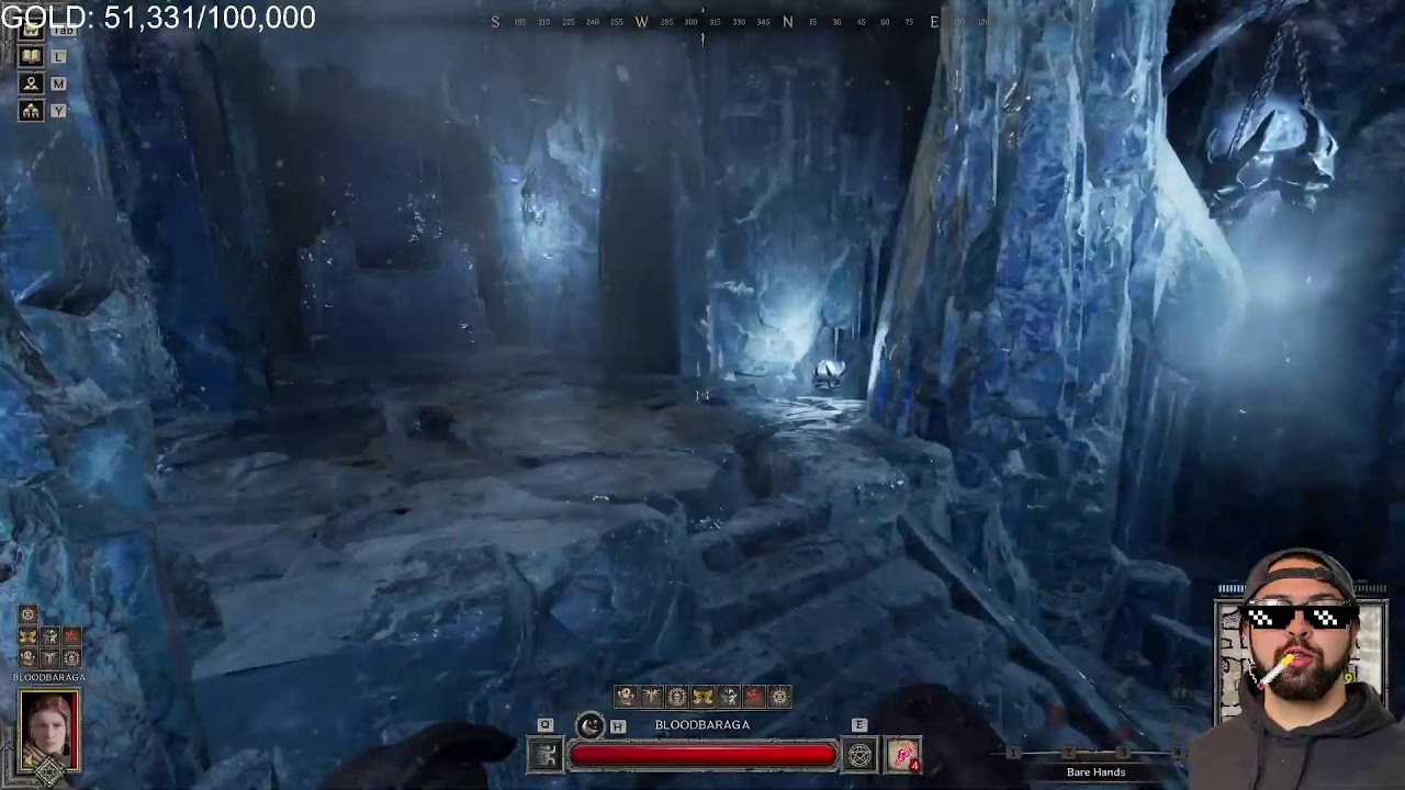 ICE MAP FARM SESH NO TM CASTER WARLOCK - DARK AND DARKER