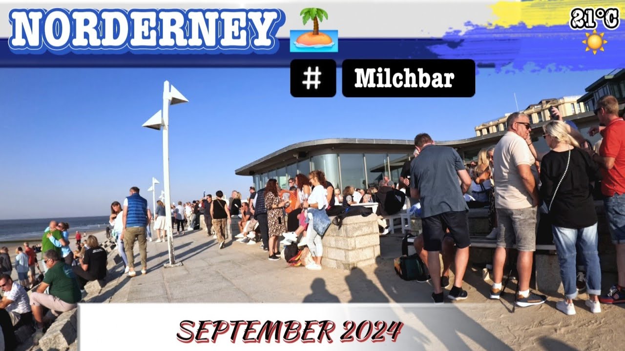 Norderney, Inselmomente in der Innenstadt und Partymomente an der Milchbar, Island life 2024