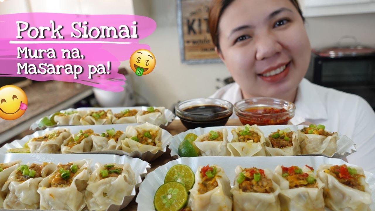 SIOMAI pang Negosyo, Recipe With Costing