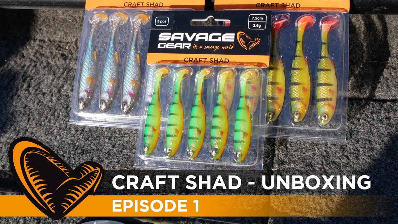 Craft Shad (1/2) : unboxing (finesse fishing, verticale, drop shot...)