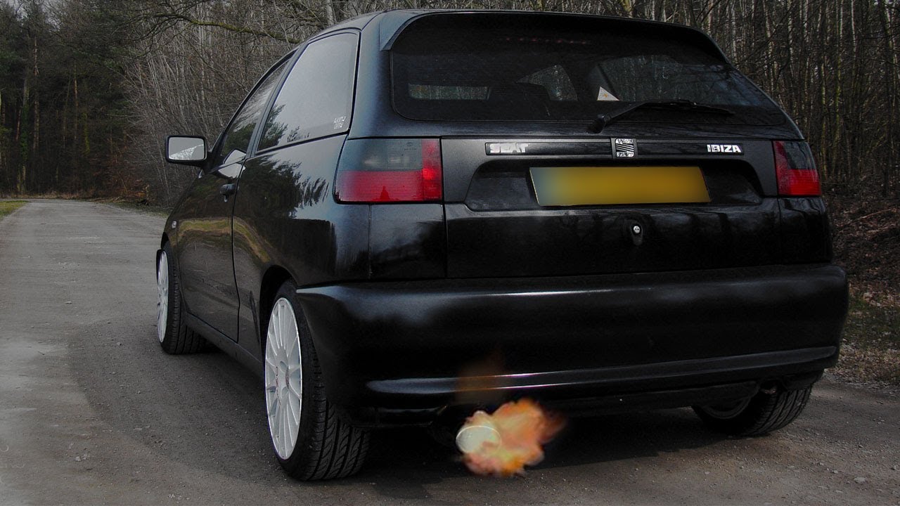 '94 Seat Ibiza 1.8T COMPRESSOR: Antilag, Autobahn Flight &more! 1080p HD!