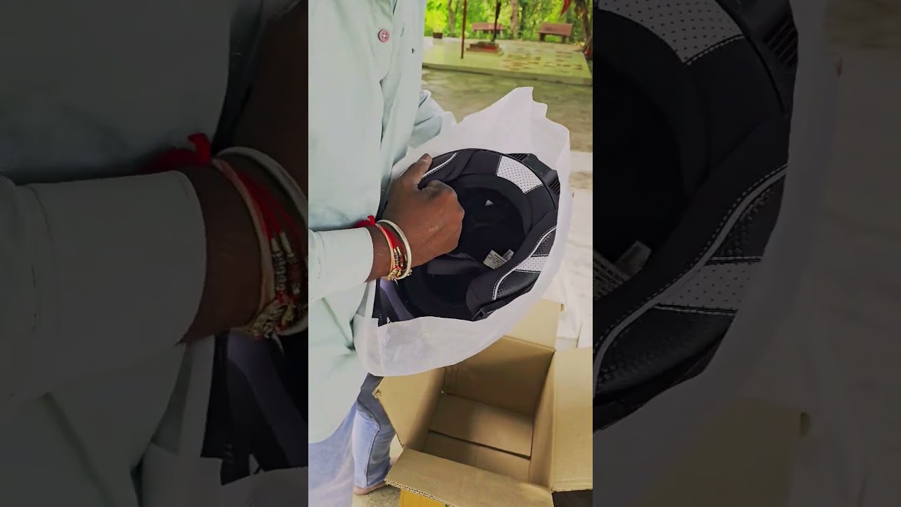 First Unboxing Steelbird SBA-20 7Wings #Unboxing #youtubeshorts #viral