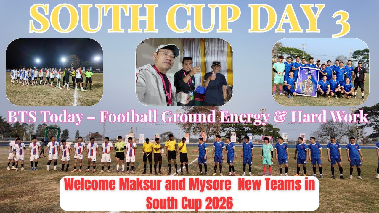 New Team Joins South Cup 2026 | Day 3 Behind The Scenes Action #tibetanvlogger 