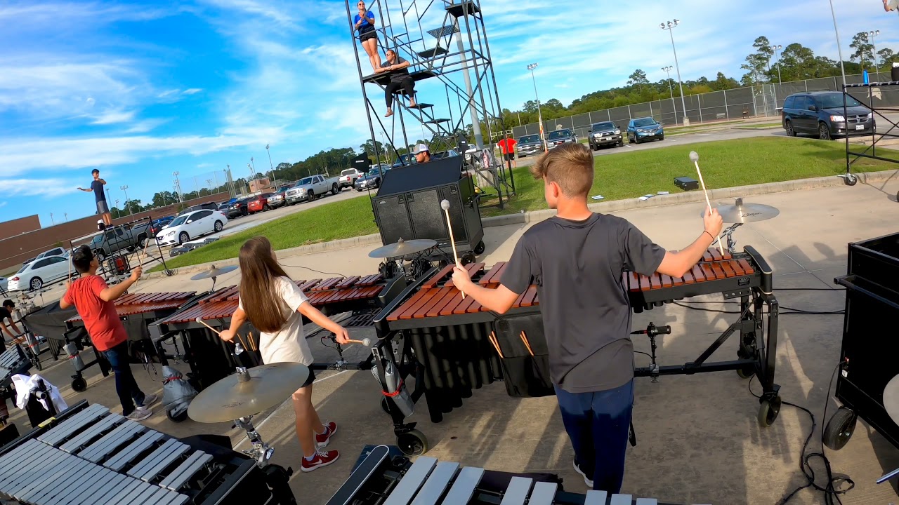 Porter Highschool Marching Band 2021 (Vibraphone cam)