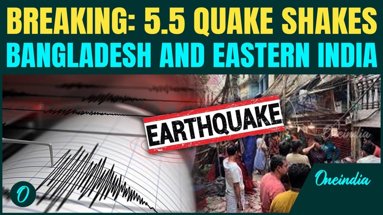 KOLKATA EARTHQUAKE BREAKING: 5.5 Quake ROCKS Bangladesh & Eastern India | People Flee To Safety