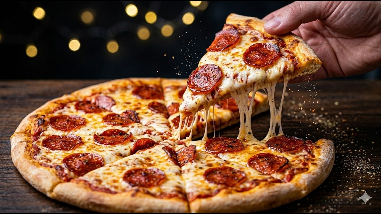 🍕 Pepperoni Pizza That Tastes Amazing (Greek Yogurt Dough)