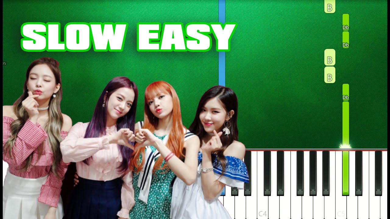 BLACKPINK - Love To Hate Me (Slow Easy Piano Tutorial) (Anyone Can Play)