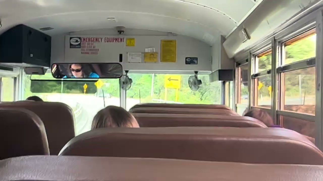 School bus ride along to Seattle Husky stadium #transportation #buses #washington 