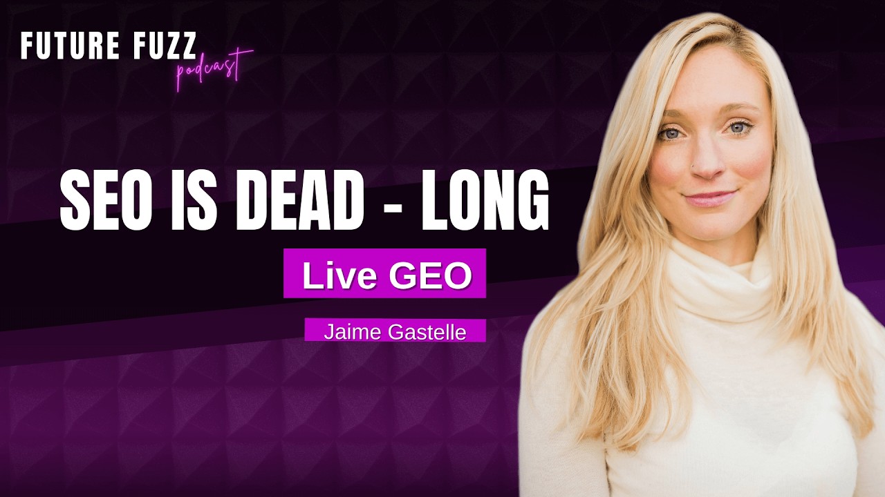 SEO Is Dead  Long Live GEO - Jaime Gastelle
