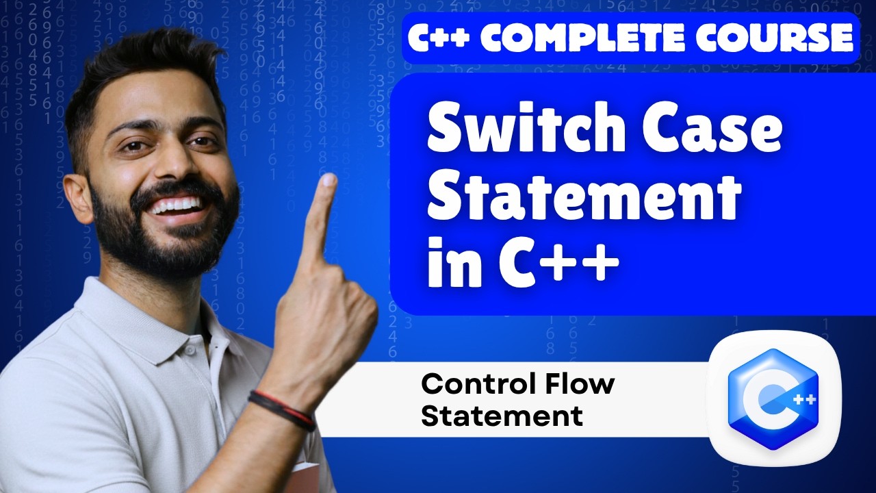 Lec-24: Switch Case Statement in C++ programming | Control Flow Statements | C++ by Varun sir