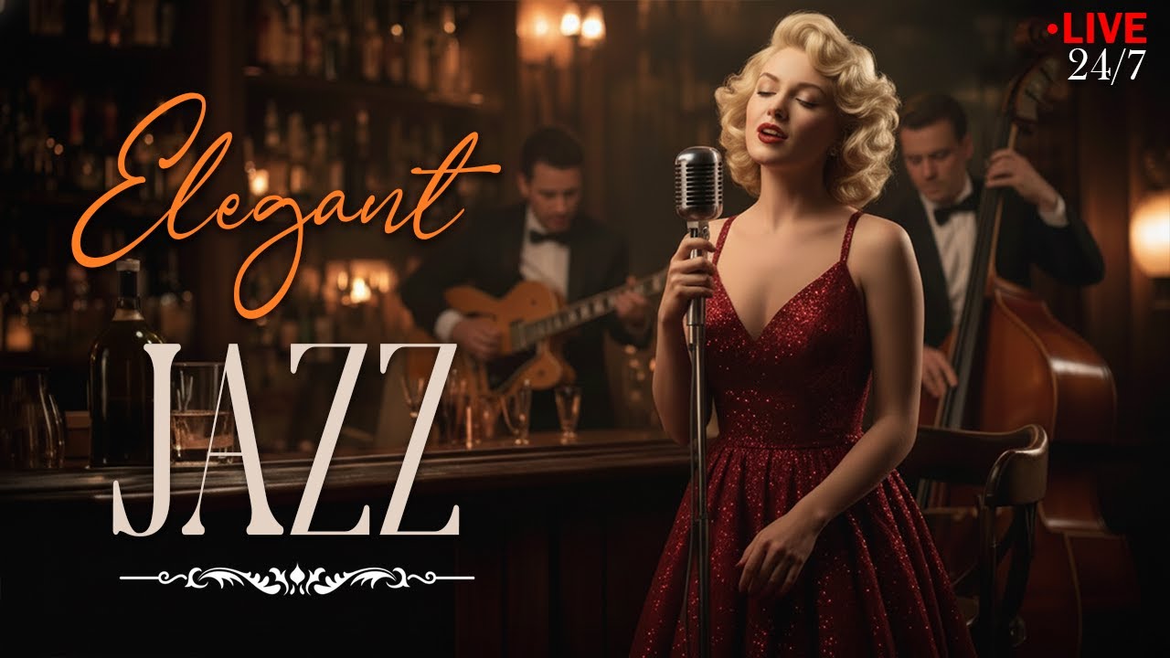 1940's Smooth Jazz – Vintage Retro Classics | LIVE🔴 24/7