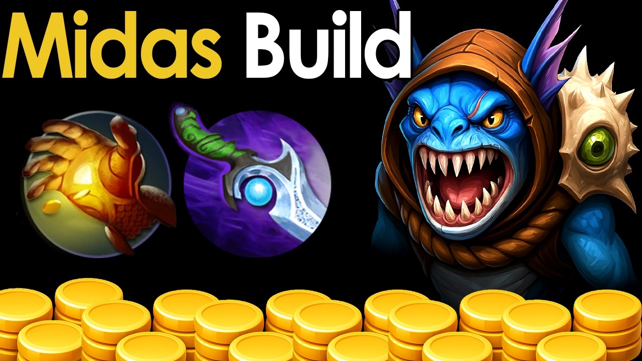Slark Hand Of Midas New Imba Build Safe Lane: Immortal Match 7.41f
