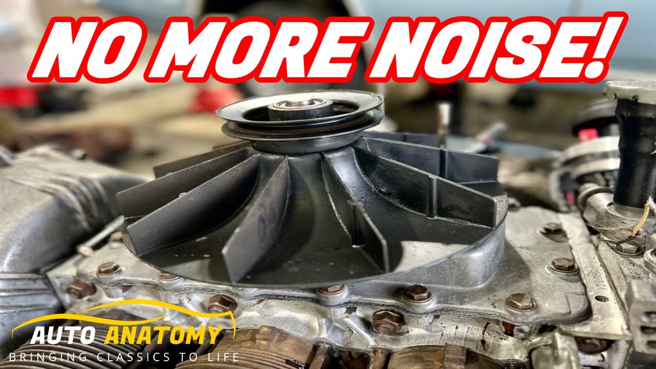 Replacing the SCREAMING fan blower bearing on the 1965 Corvair |  NO MORE NOISE!