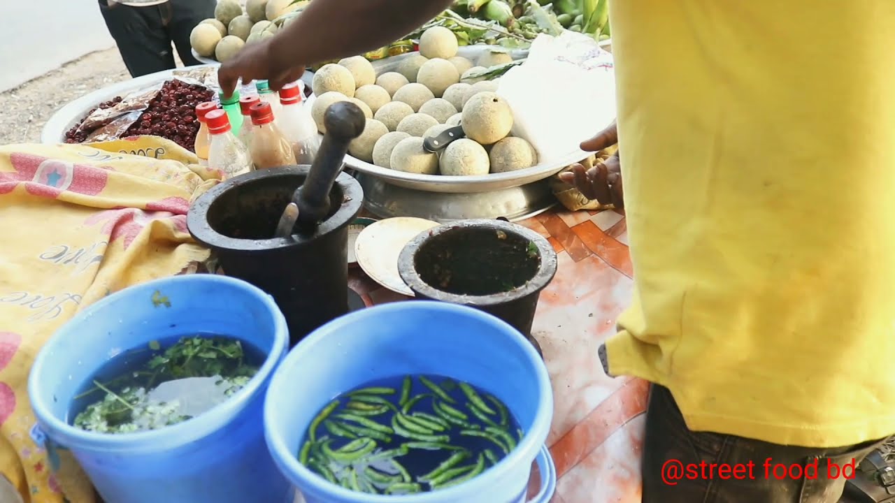 Kadbel Vorta,spicy kadbel mixing, Bangladeshi street food | Jahangirnagar University Bangladesh |
