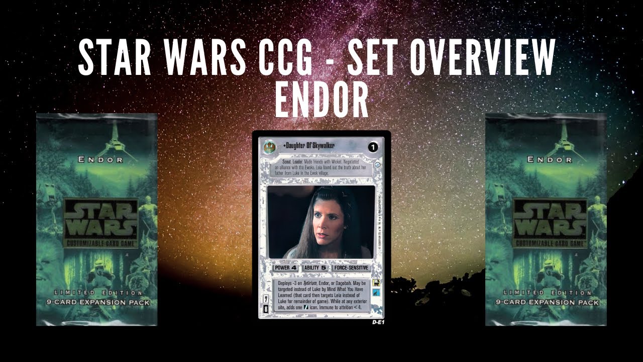 Обзор набора «Эндор» по мотивам Star Wars CCG!