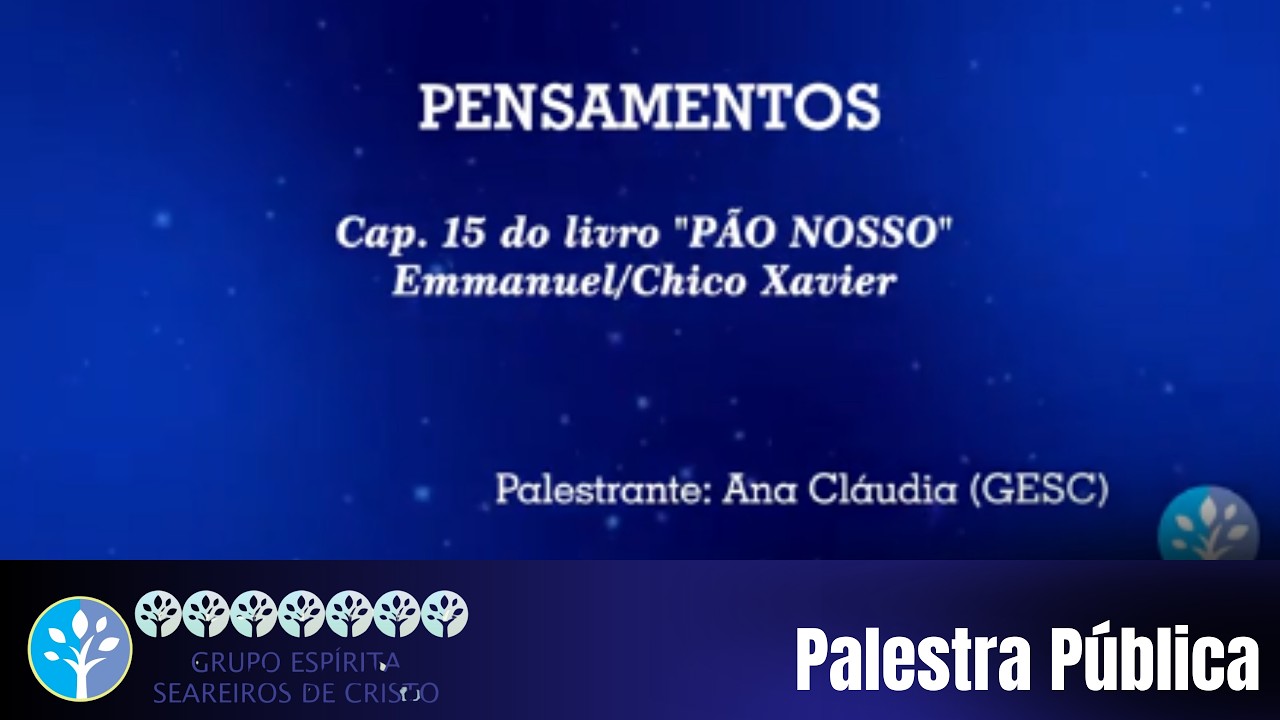 Palestra Espírita Pensamentos