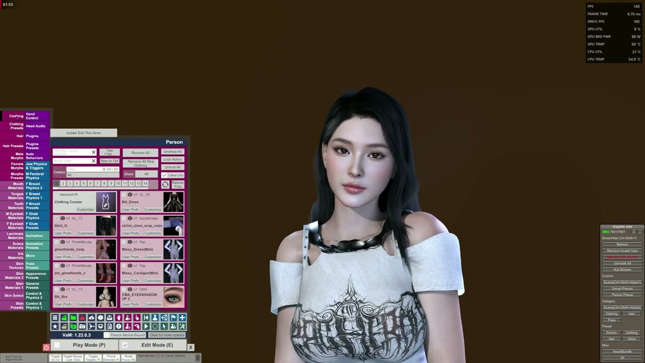 Change Body Scale / Size & Add moles / beauty marks - Virt A Mate
