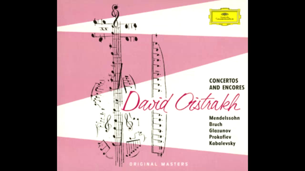 GLAZUNOV: Violin Concerto in A minor op. 82 / Oistrakh·Kondrashin·USSR State Radio Symphony Ochestra