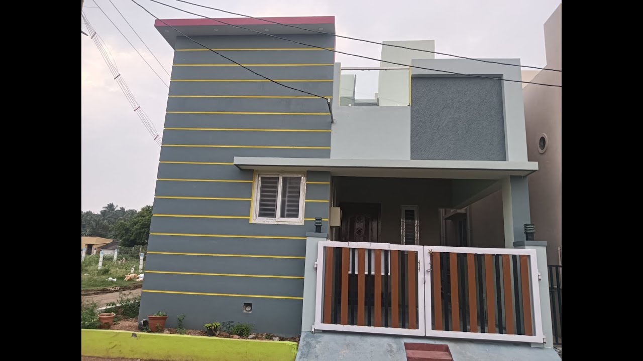 கோவை துடியலூர்  பகுதியில்  2 BHK  DUPLEX MODEL SEMI FURNISHED வீடு விற்பனைக்கு AMOUNT -58 LAKH