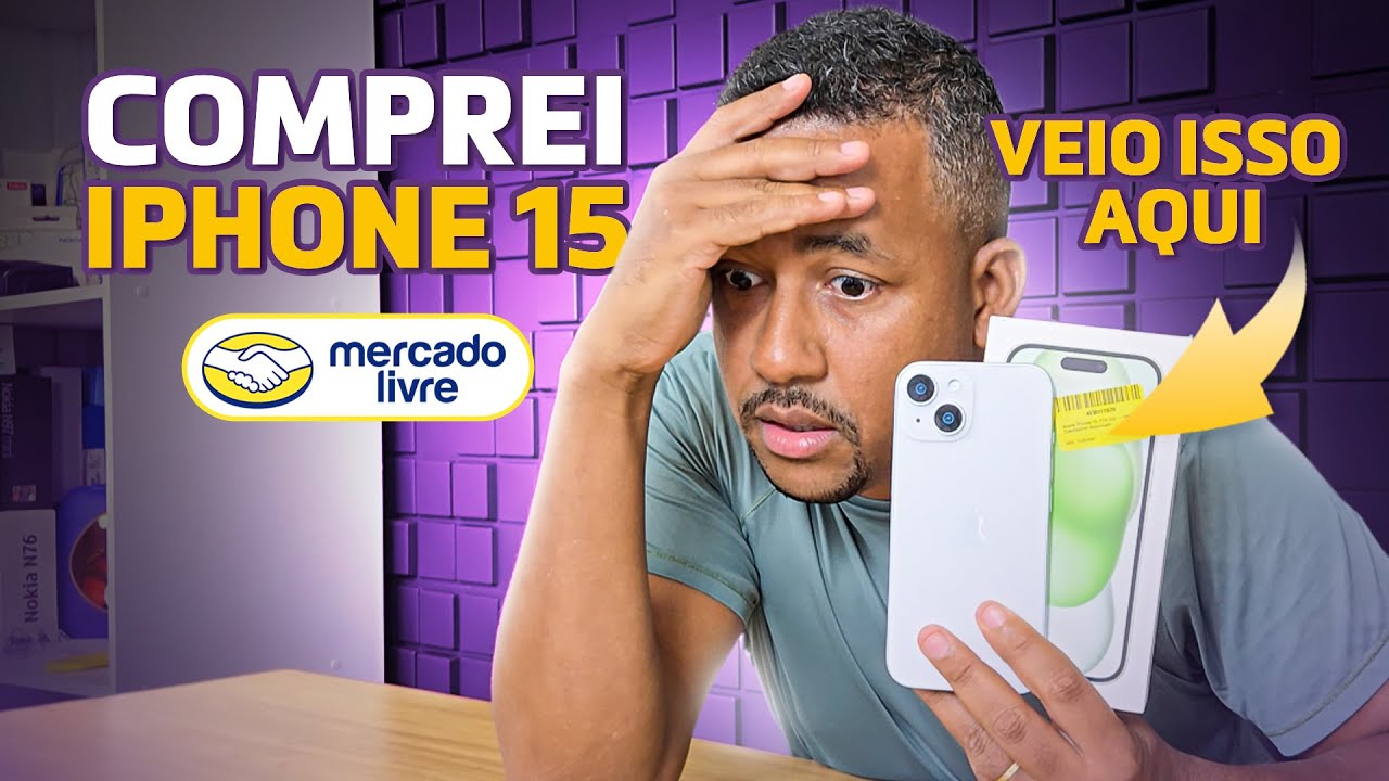 Comprei o iPhone 15 no ML e Veio Isso Aqui