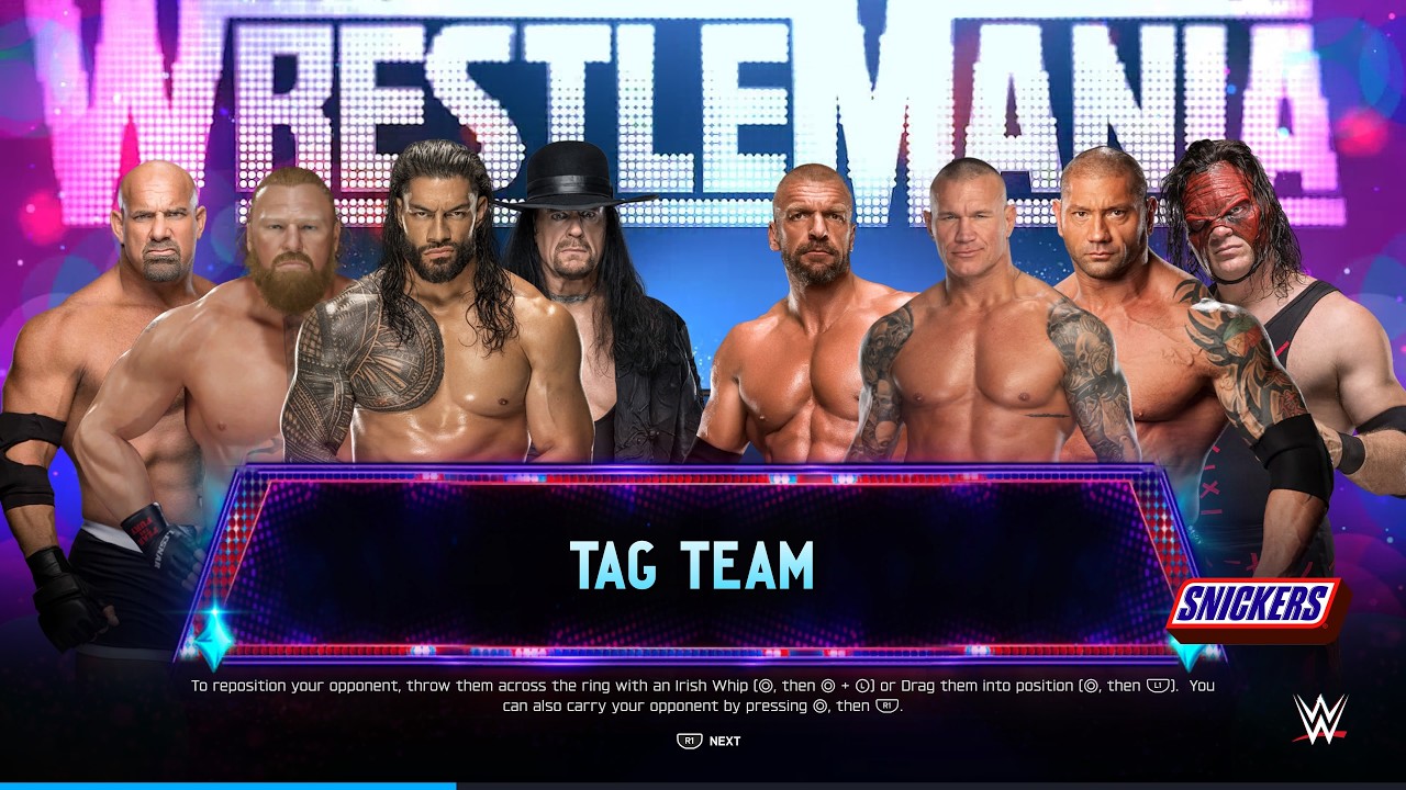 Undertaker, Goldberg, Lesnar & Roman Reigns vs. Triple H, Orton, Batista & Kane - Tag Team Match