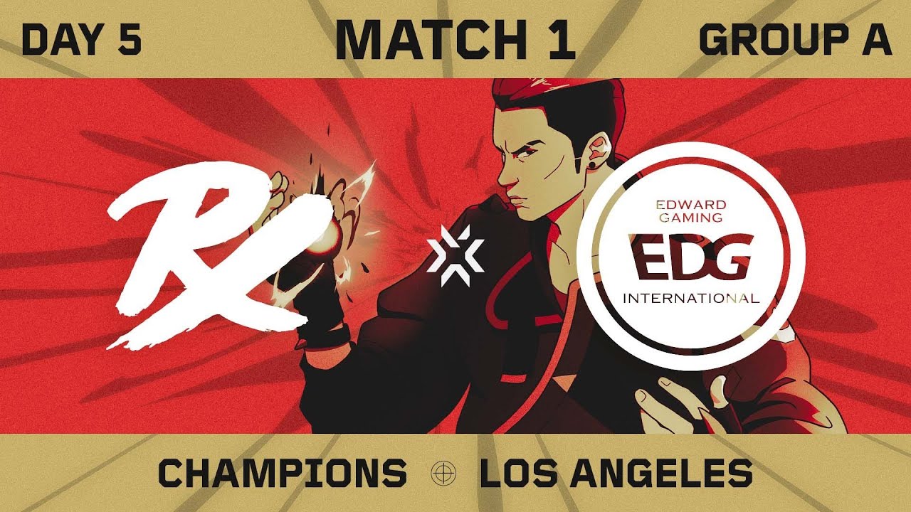PRX vs EDG - VALORANT Champions - Group - Fracture Map 1