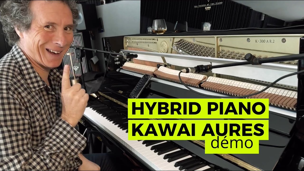 🎹﻿ ☀️☀️HYBRID PIANO ☀️☀️KAWAI AURES K300 - DEMO by David HENRY