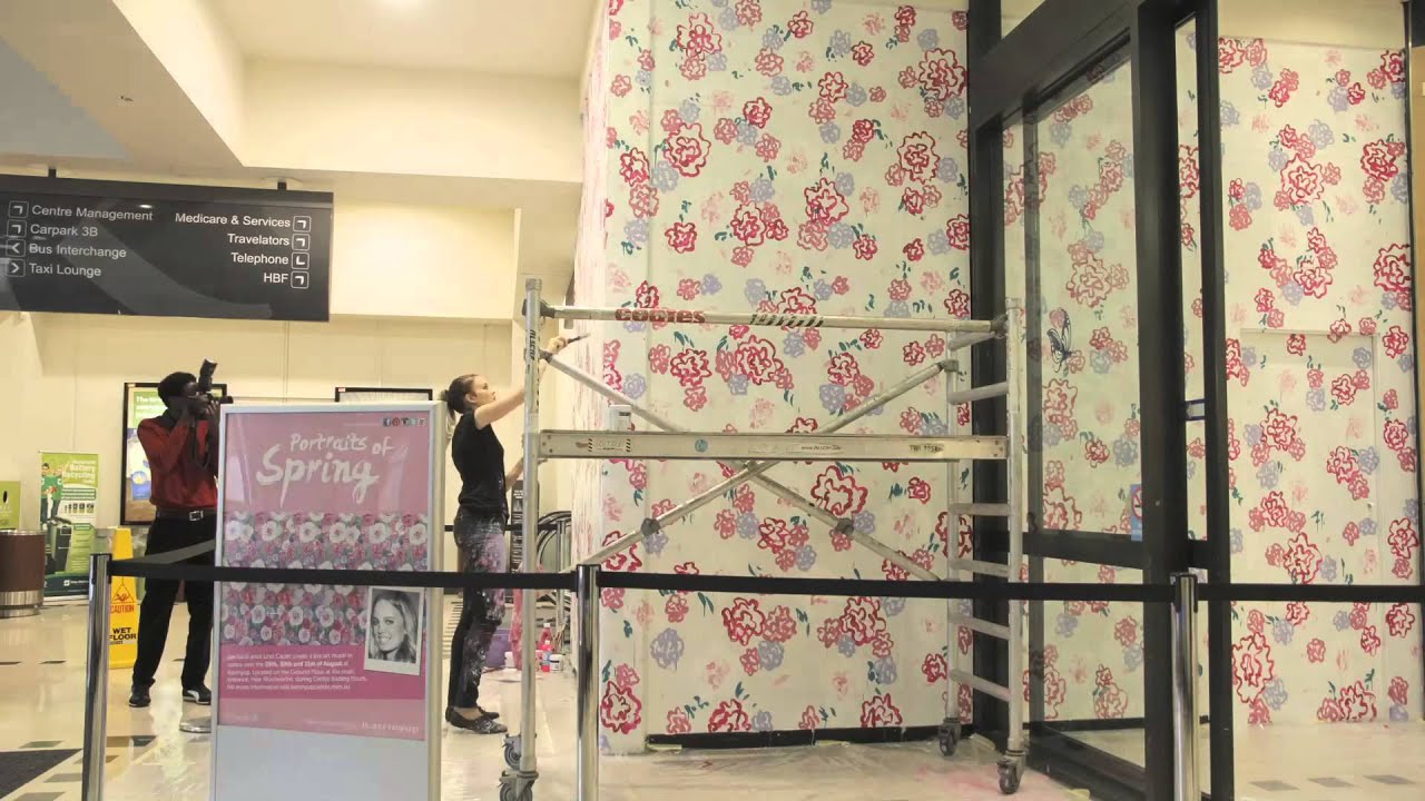 Portraits of Spring Live Art at Karrinyup