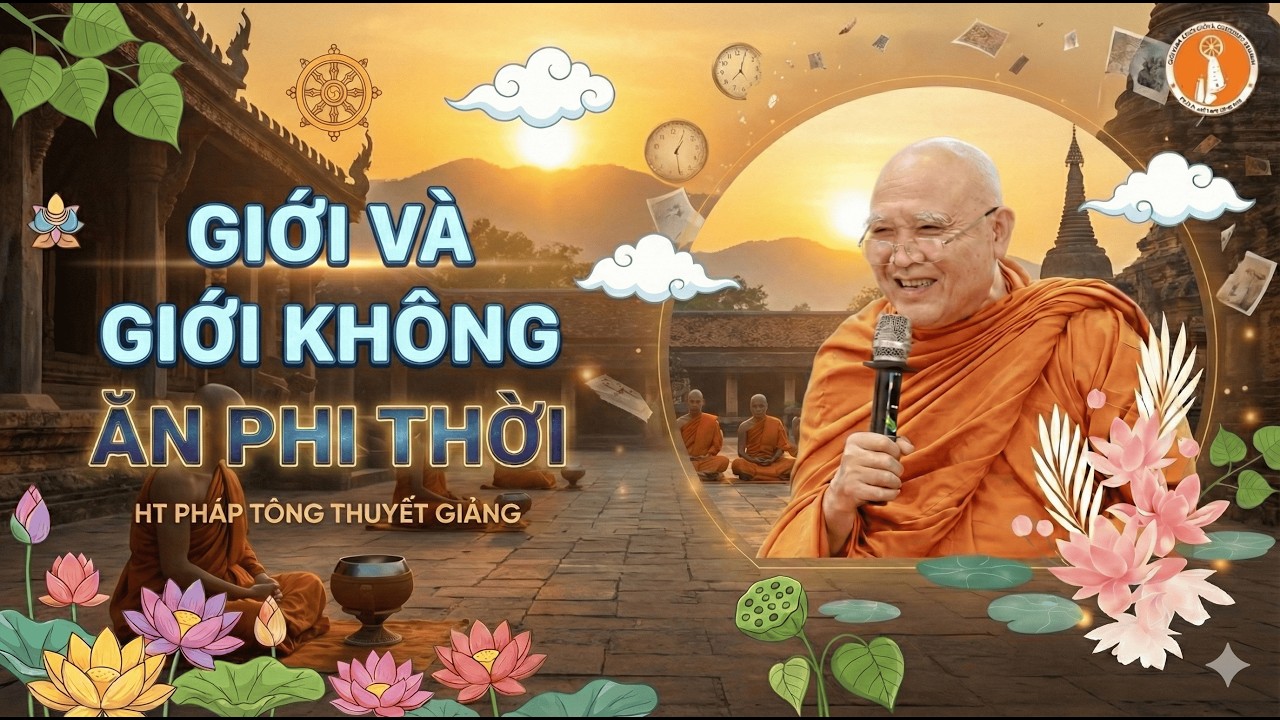 VĐPP - Giới và giới không ăn phi thời - HT Pháp Tông thuyết giảng