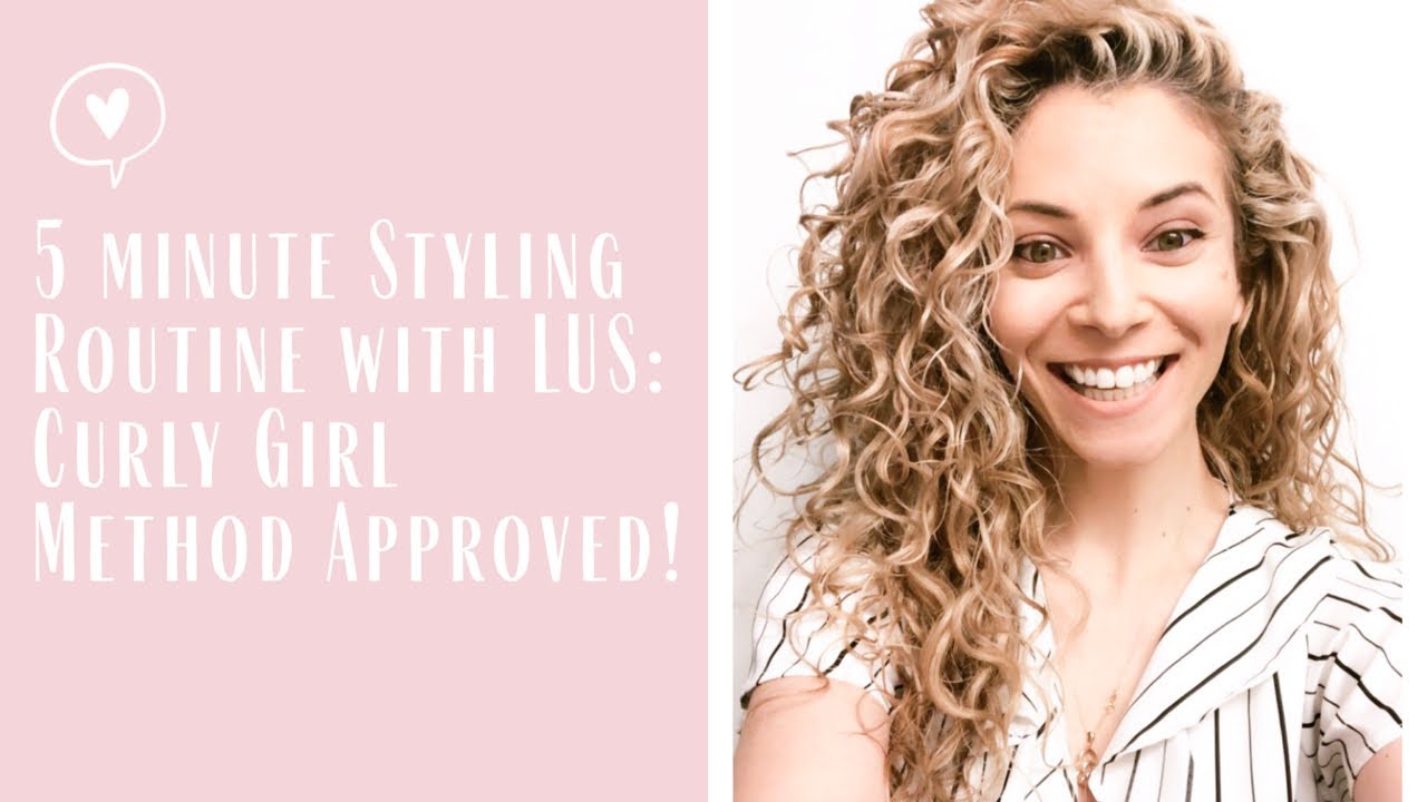 Updated Full Curly Girl Method Styling Routine with LUS Brands
