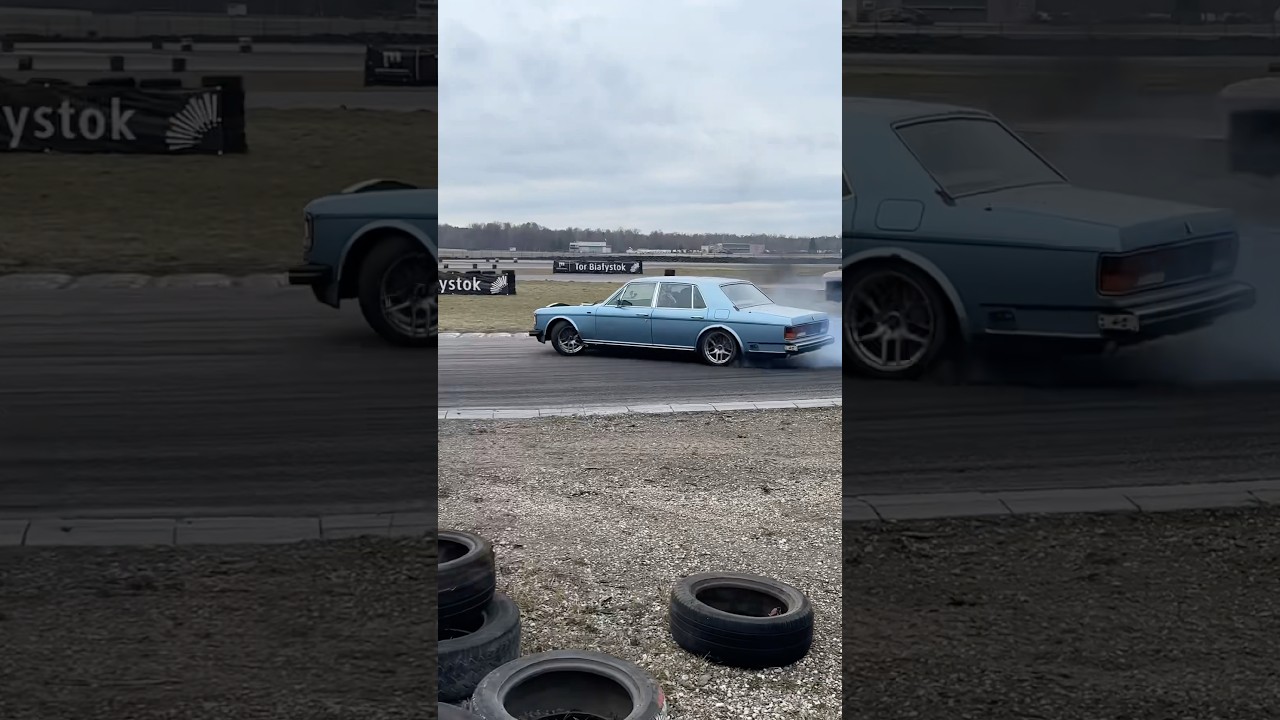 DRIFT Rolls Royce OM606 swap #puresound | radzio FLAT OUT