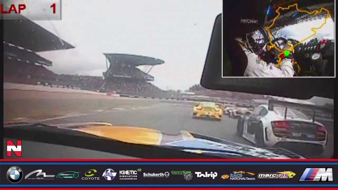 Maxime Martin BMW Z4 GT3 24H Rennen Nurburgring 2013 - Highlights.