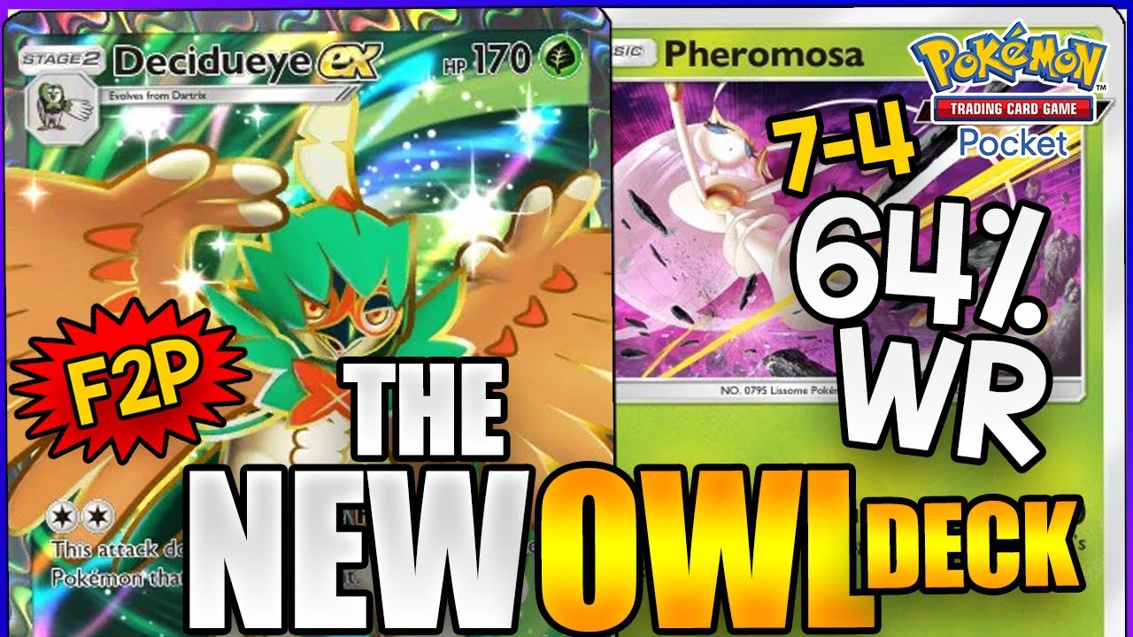 New Owl Deck is STRONG with a 7-4 Start against ex Master Ball Players | Pokemon TCG Pocket