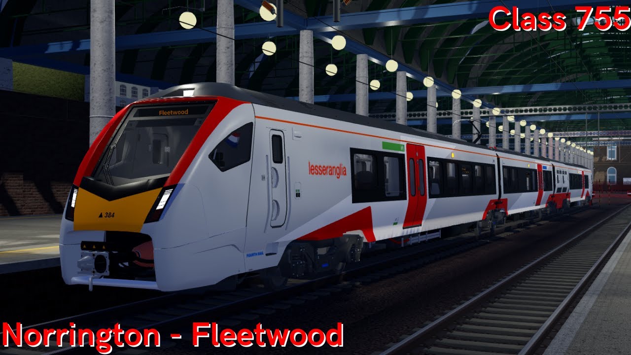 Semifast with big delays | Norrington - Fleetwood | Roblox British Railway
