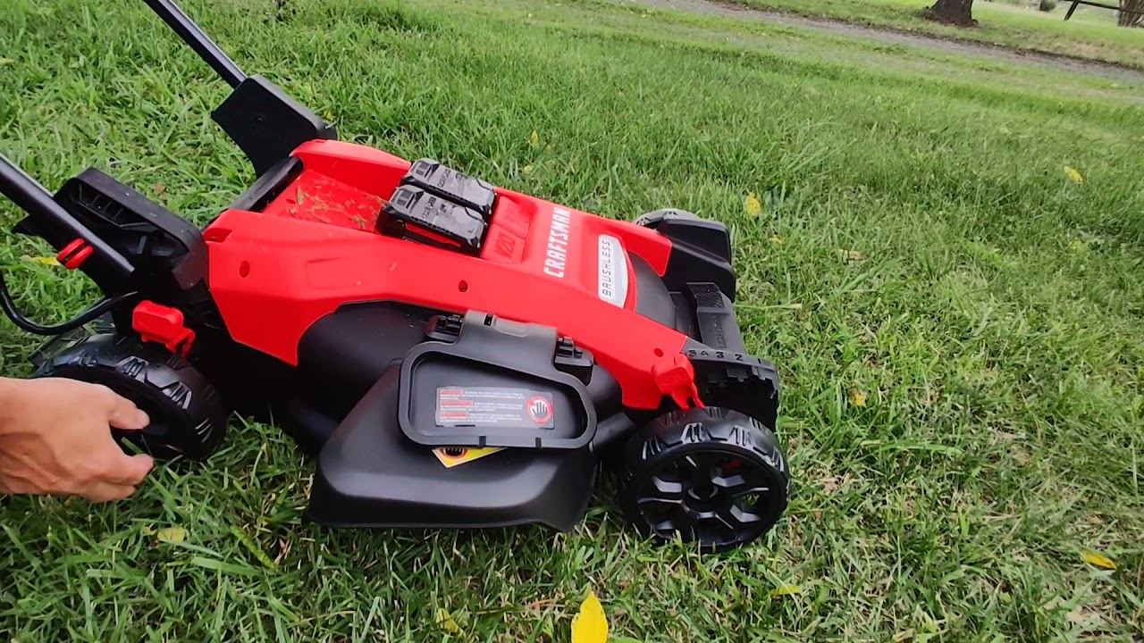 Craftsman 2xV20 push mower (testing)