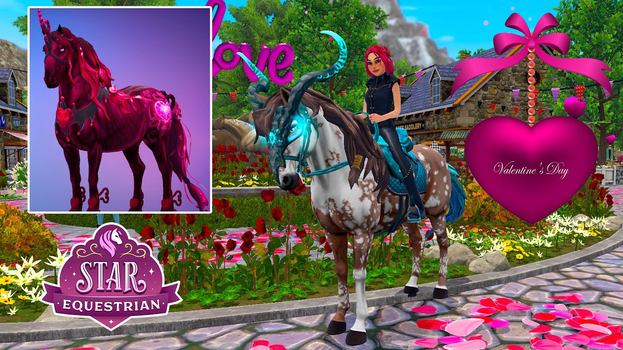 День Святого Валентина ❤️ Новая лошадь, задания и календарь наград 💕 Star Equestrian