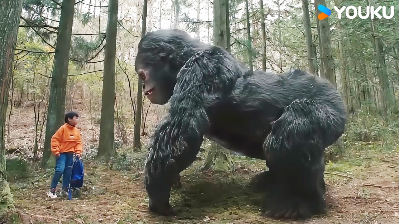 🦍👦Gorilla saves the little boy! | KingKong is Coming Back | YOUKU MONSTER MOVIE