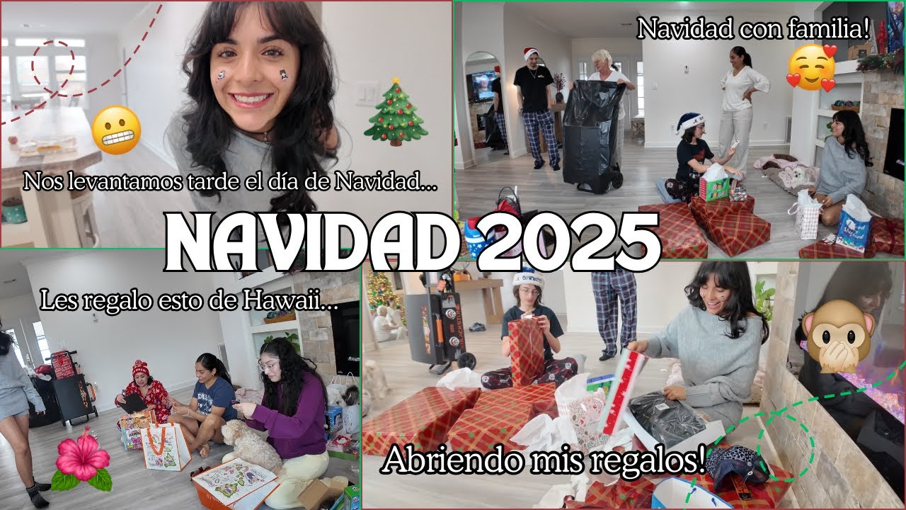 ABRIENDO REGALOS DE NAVIDAD 2025🎄❤️