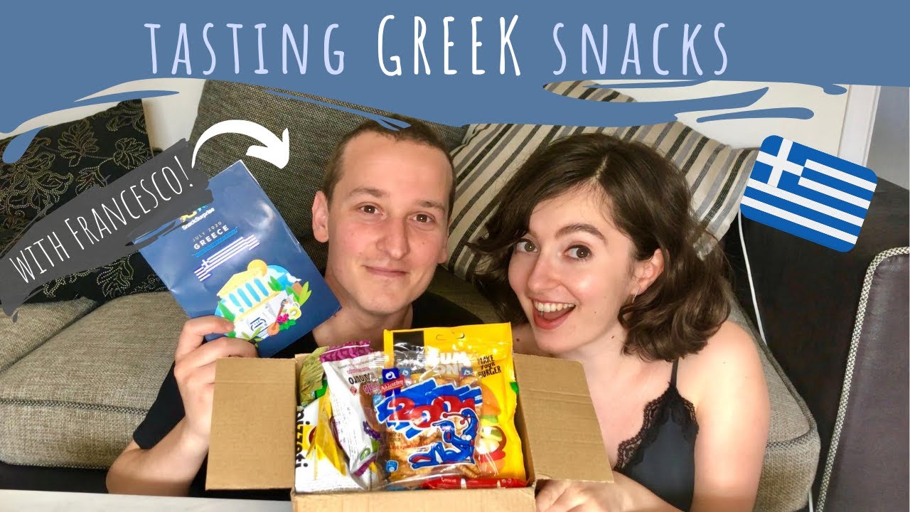 Trying Greek Snacks with an Italian - Snack Surprise UK