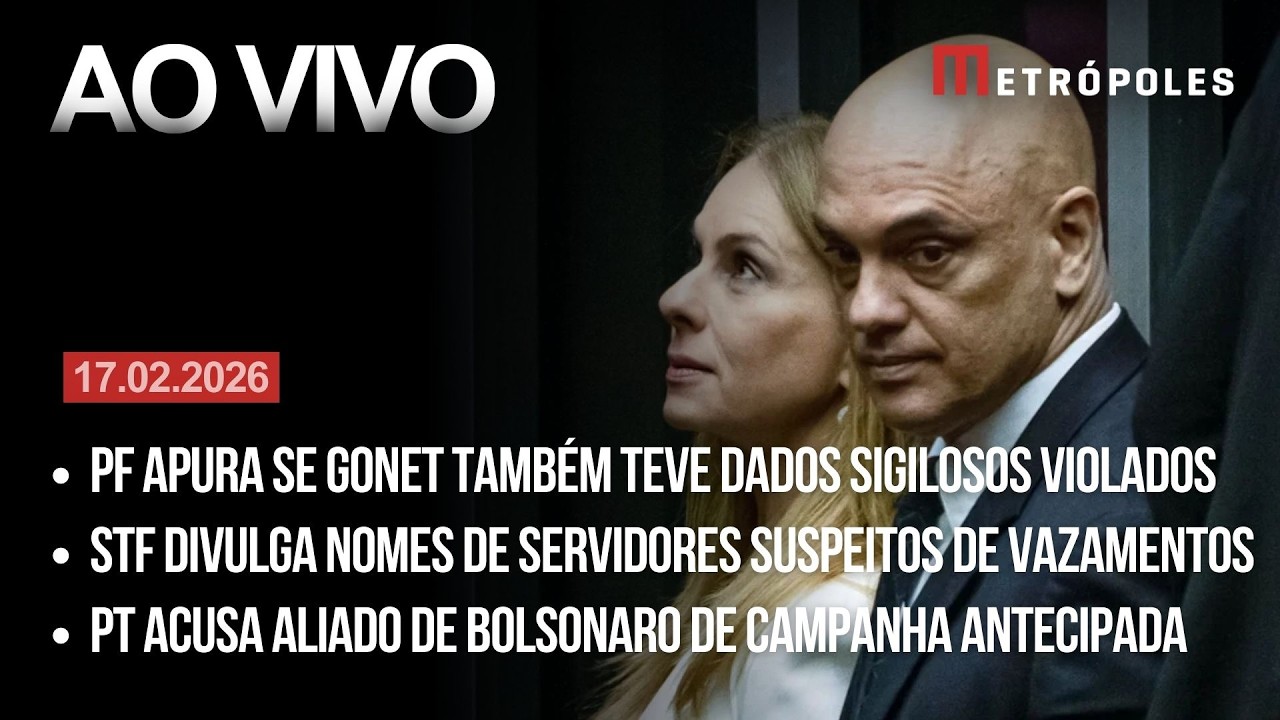AO VIVO: Moraes quebra sigilo de suspeitos de violar dados de ministros do STF