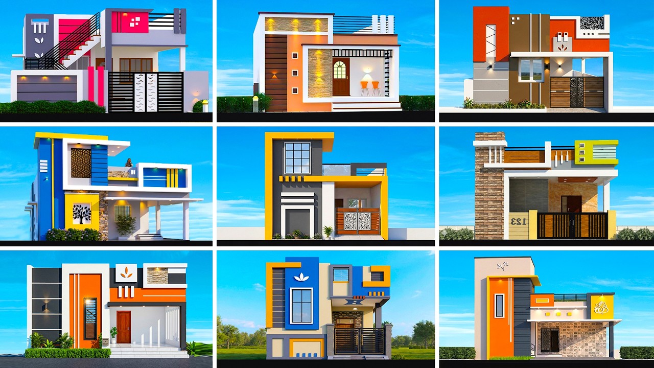 ✨Вау, более 25 бюджетных вариантов дизайна фасадов небольших домов к 2026 году 🏡 Современные прое...