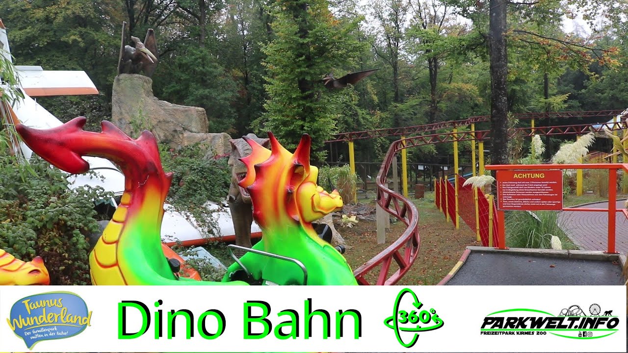 Dino Bahn -Taunus Wunderland - Onride/360&deg; Video - Parkwelt.info
